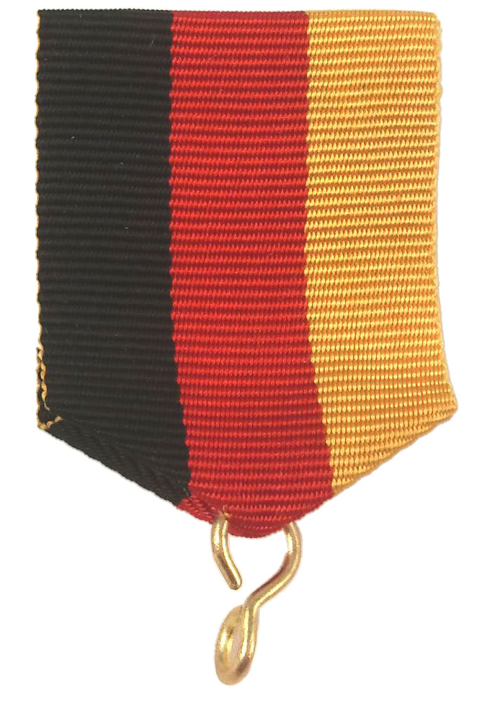 Bandschluppe schwarz-rot-gold