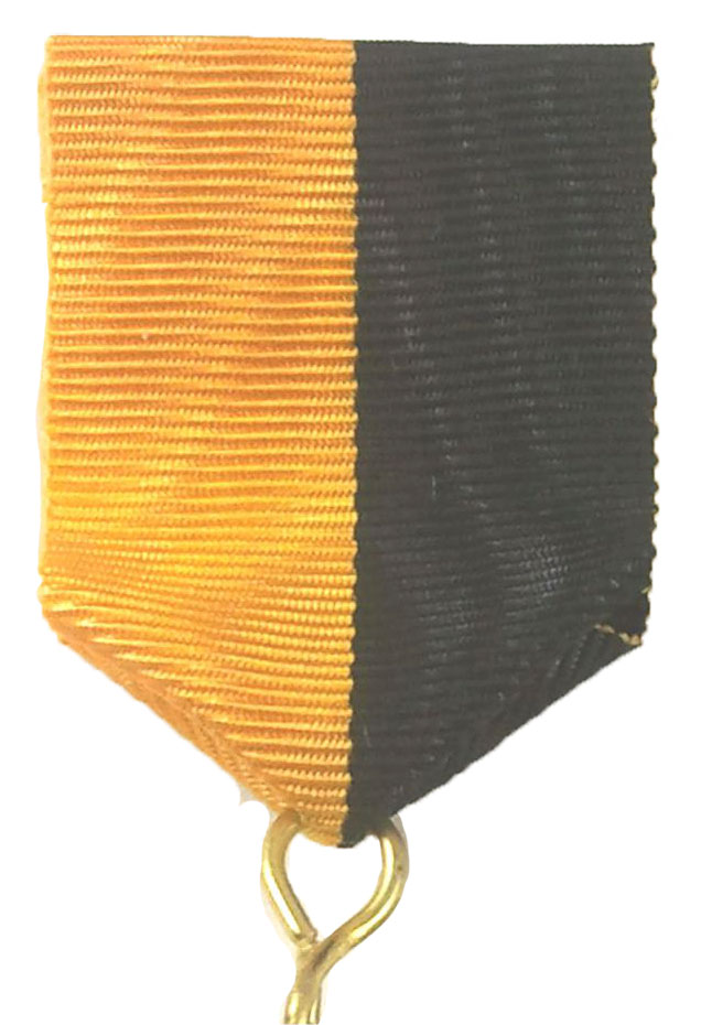 Bandschluppe schwarz-gelb